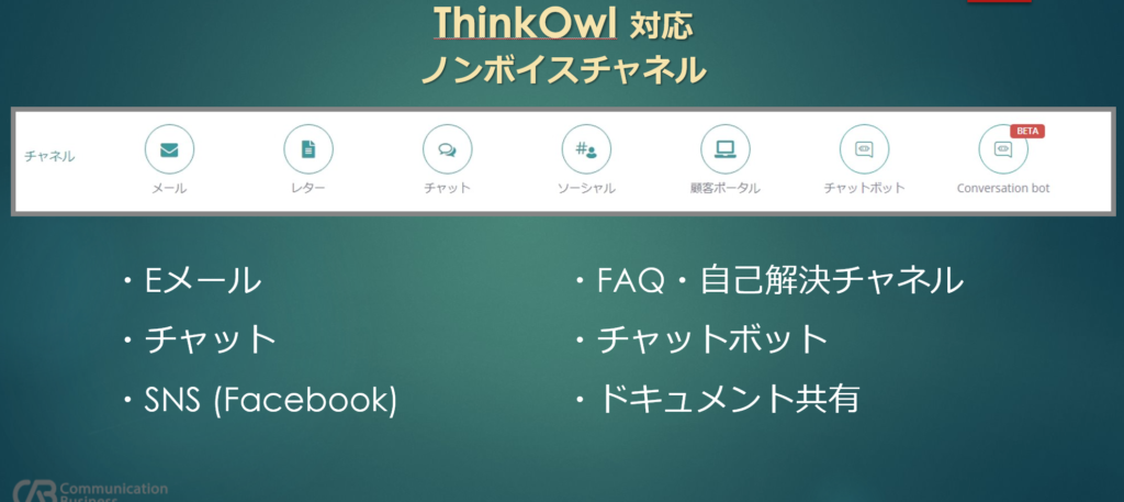 ThinkOwlは、需要が高まるノンボイスチャネルに特化